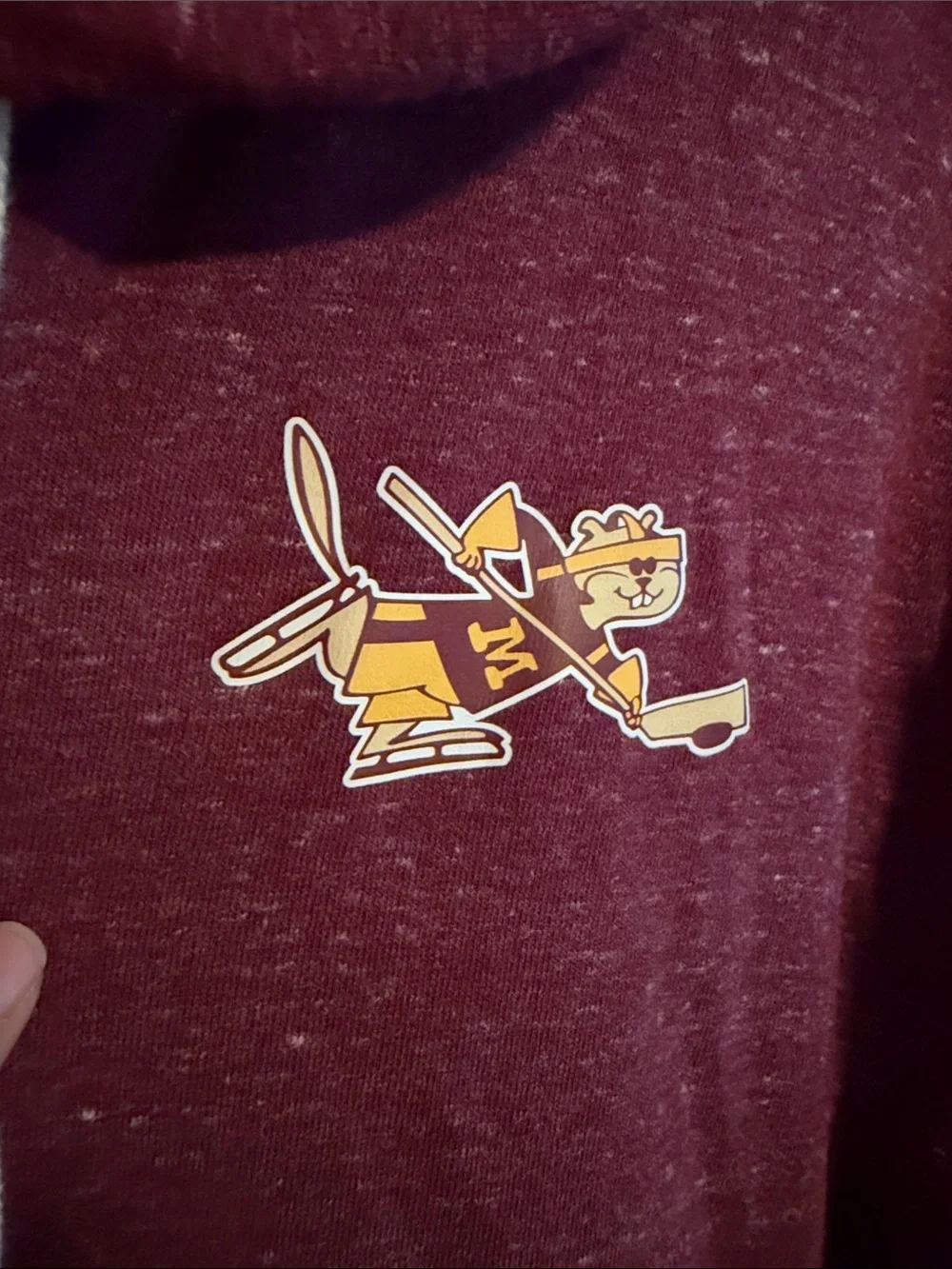 Nike MN Gophers Hockey Maroon Full-Zip Lightweight Hooded Sweatshirt NWT